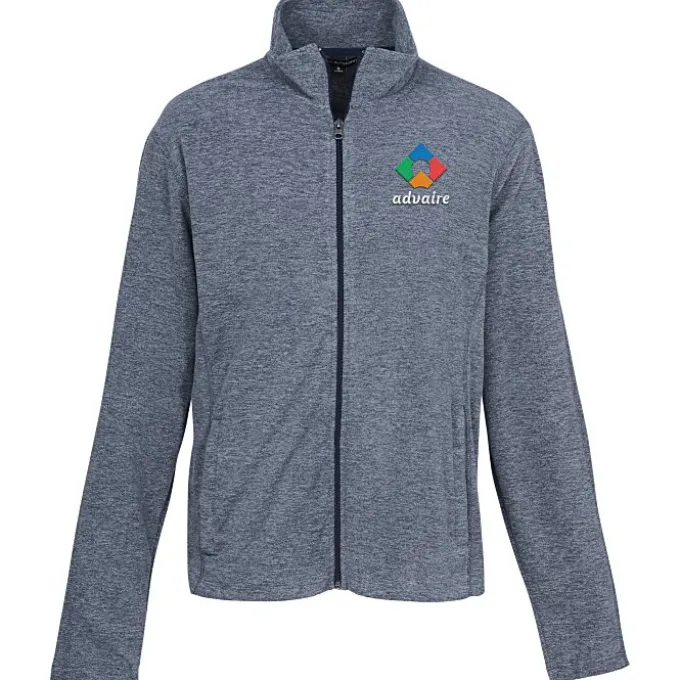 Heathered Microfleece Jacket - Men's - 24 hr