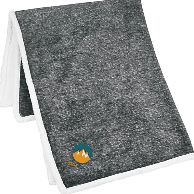 Heathered Sherpa Blanket