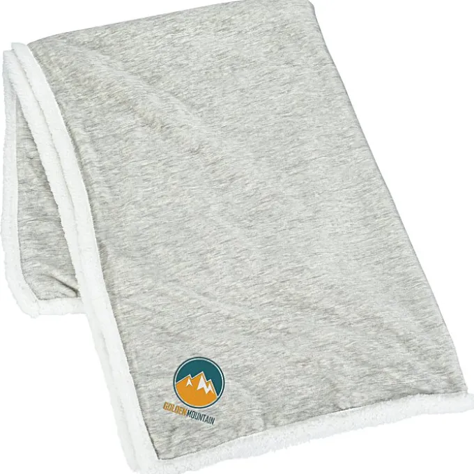Heathered Sherpa Blanket