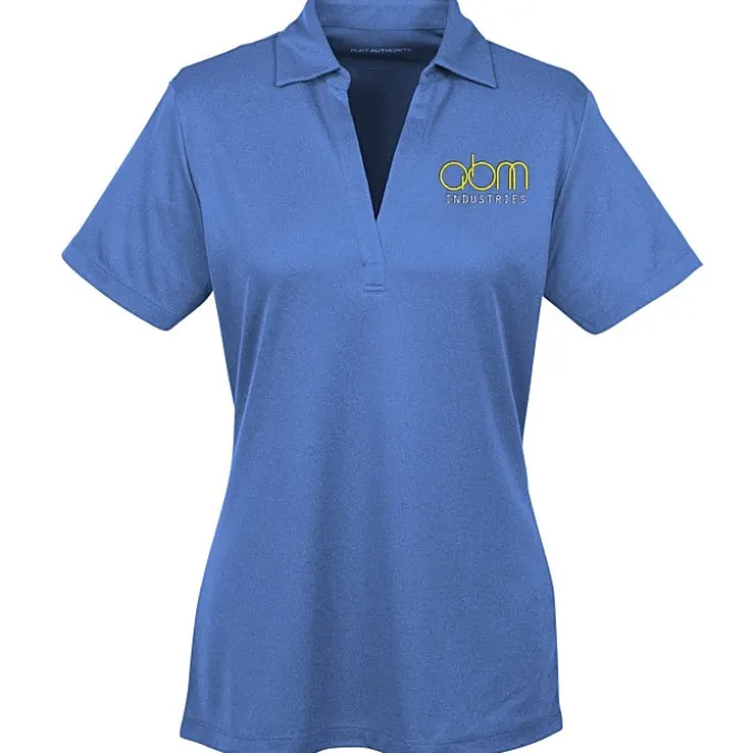 Heathered Silk Touch Performance Polo - Ladies'