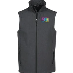 Heathered Soft Shell Vest - Men's