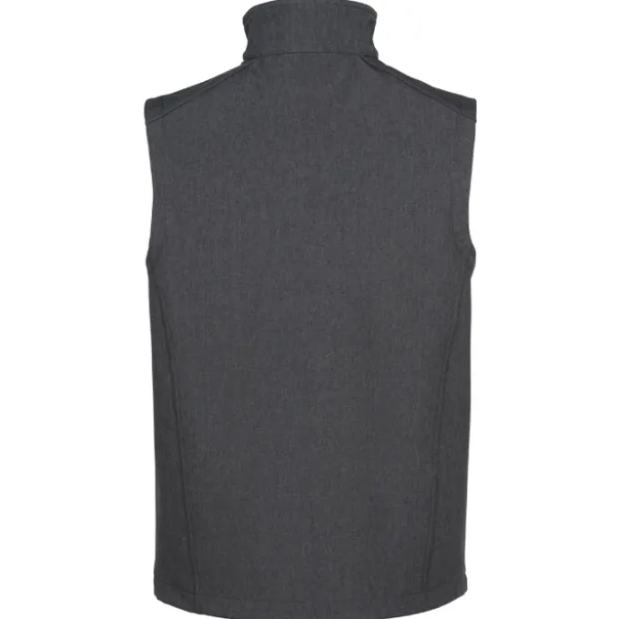 Heathered Soft Shell Vest - Men's