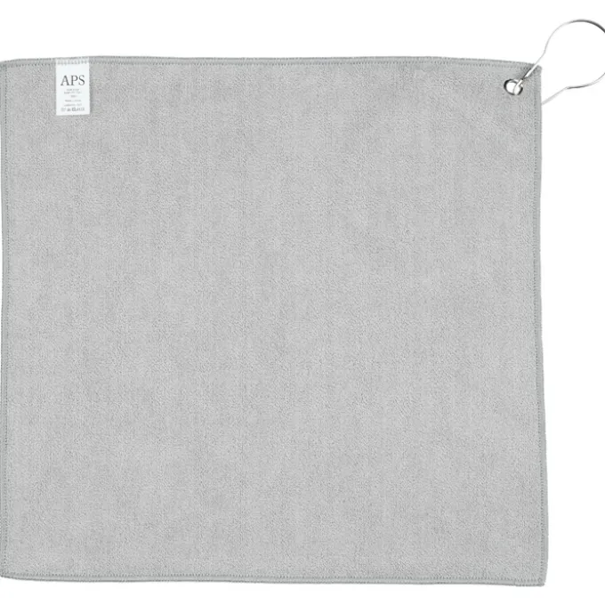 Heather Golf Towel with Ball Pouch