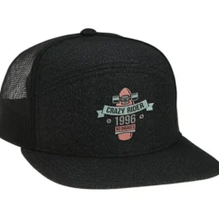 Heather 6 Panel Arch Trucker Snapback Cap