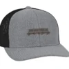Heather Trucker Snapback Cap - Laser Engraved Patch