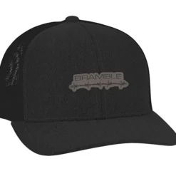 Heather Trucker Snapback Cap - Laser Engraved Patch