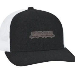 Heather Trucker Snapback Cap - Laser Engraved Patch