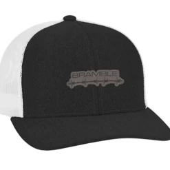 Heather Trucker Snapback Cap - Laser Engraved Patch