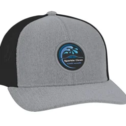 Heather Trucker Snapback Cap - Full Color Patch
