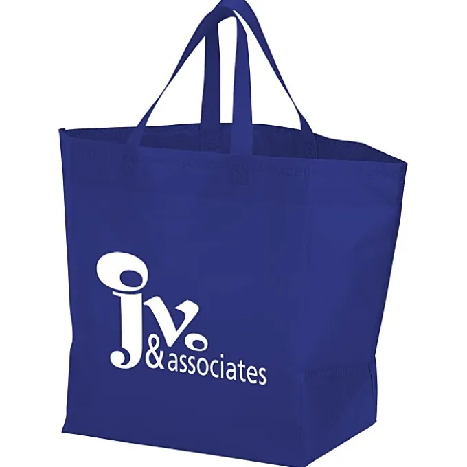 Heat Seal Laminated Large Gusset Tote - 13 1/2 inches x 12 inches