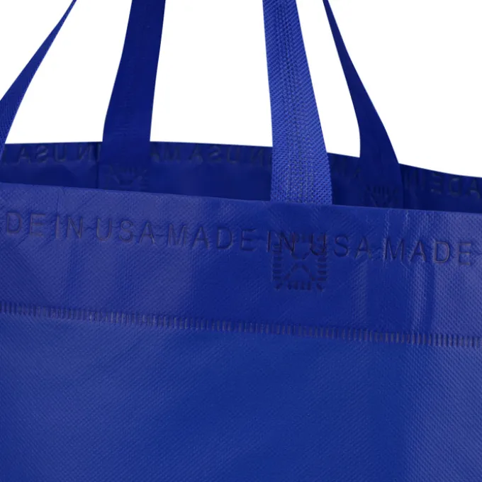Heat Seal Laminated Large Gusset Tote - 13 1/2 inches x 12 inches