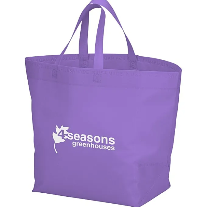 Heat Seal Large Gusset Tote - 13 1/2 inches x 12 inches