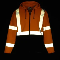 Heavy-Duty Fleece Full-Zip Hoodie