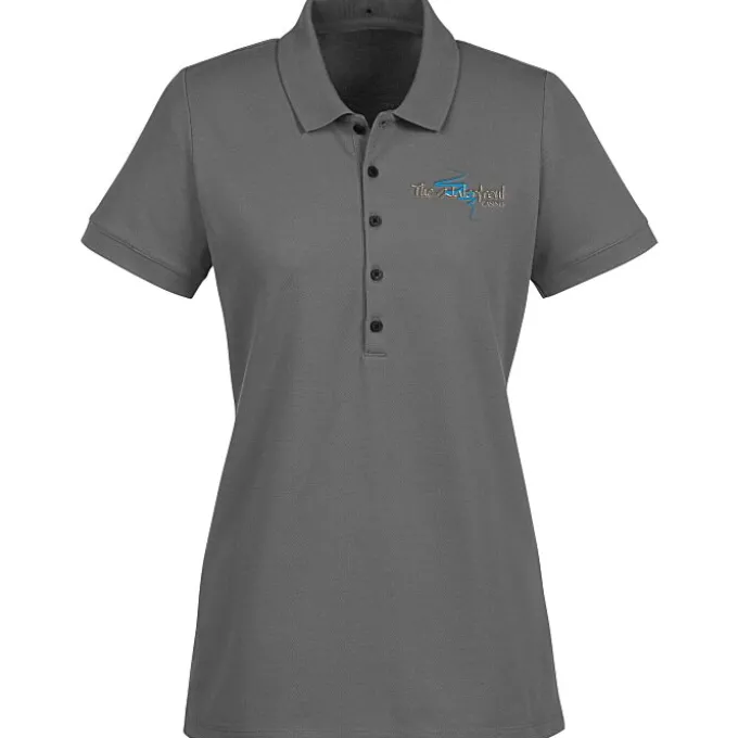 Heavy Knit Stretch Pique Polo - Ladies'