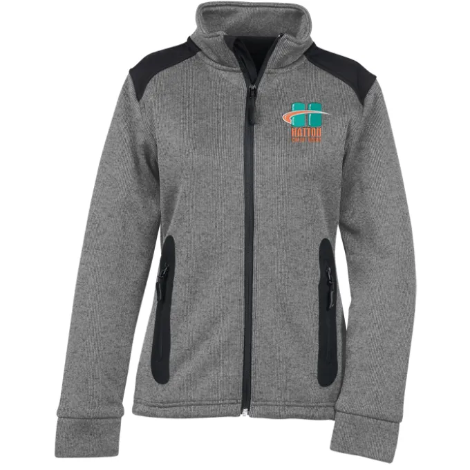 Heavy Knit Technical Sweater Fleece Jacket - Ladies'