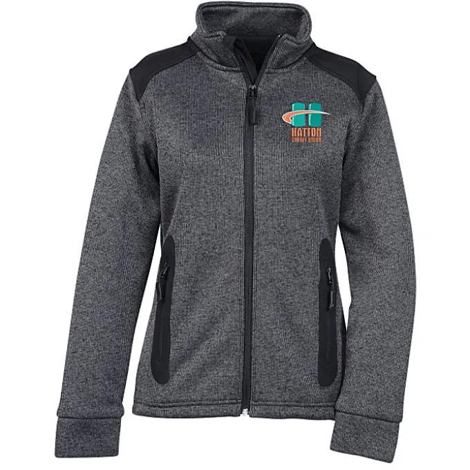 Heavy Knit Technical Sweater Fleece Jacket - Ladies'