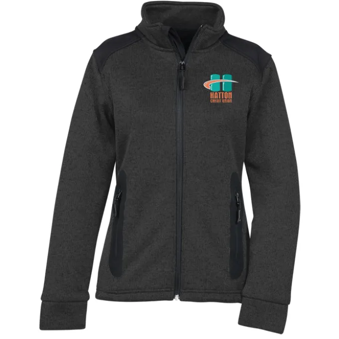 Heavy Knit Technical Sweater Fleece Jacket - Ladies'