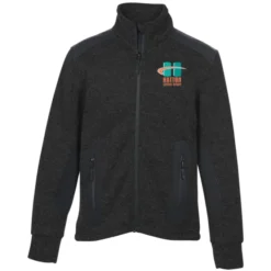 Heavy Knit Technical Sweater Fleece Jacket - Men's