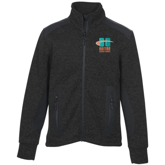Heavy Knit Technical Sweater Fleece Jacket - Men's