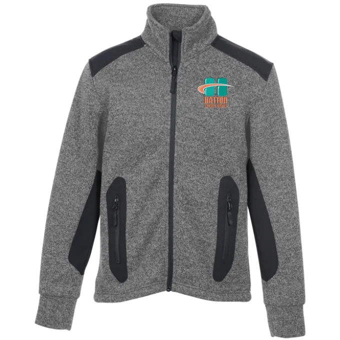 Heavy Knit Technical Sweater Fleece Jacket - Men's