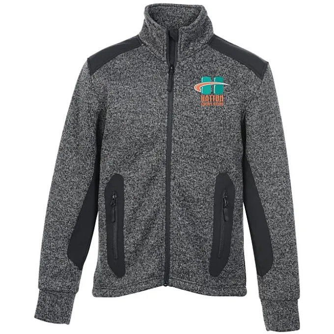 Heavy Knit Technical Sweater Fleece Jacket - Men's