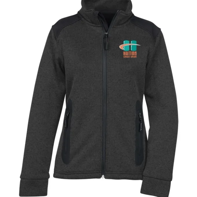 Heavy Knit Technical Sweater Fleece Jacket - Ladies' - 24 hr