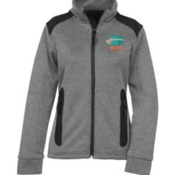 Heavy Knit Technical Sweater Fleece Jacket - Ladies' - 24 hr