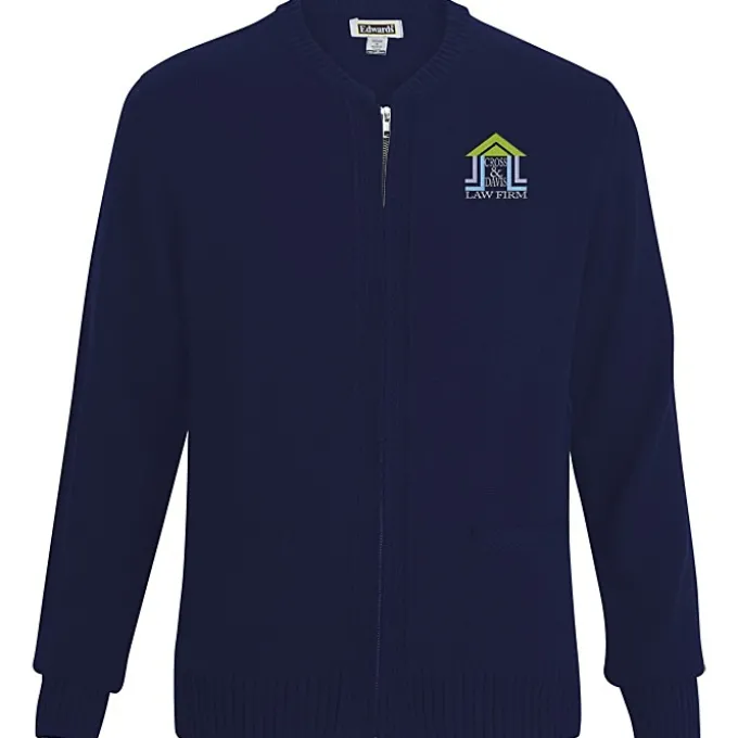 Heavyweight Acrylic Full-Zip Cardigan