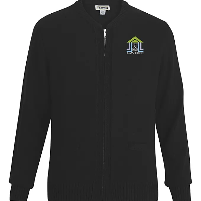 Heavyweight Acrylic Full-Zip Cardigan