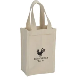 Heavyweight Cotton 2 Bottle Wine Tote