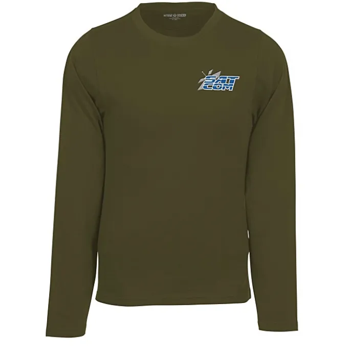 Heavyweight Ringspun Cotton LS T-Shirt - Embroidered