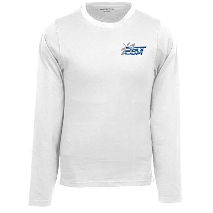 Heavyweight Ringspun Cotton LS T-Shirt - Embroidered
