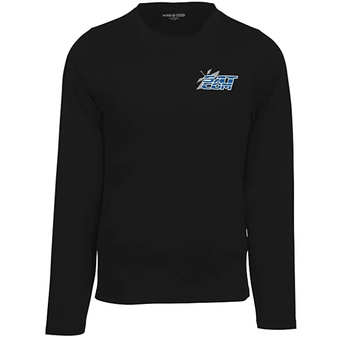 Heavyweight Ringspun Cotton LS T-Shirt - Embroidered