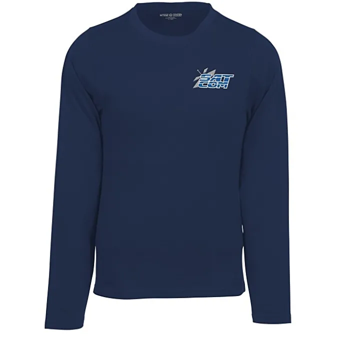 Heavyweight Ringspun Cotton LS T-Shirt - Embroidered