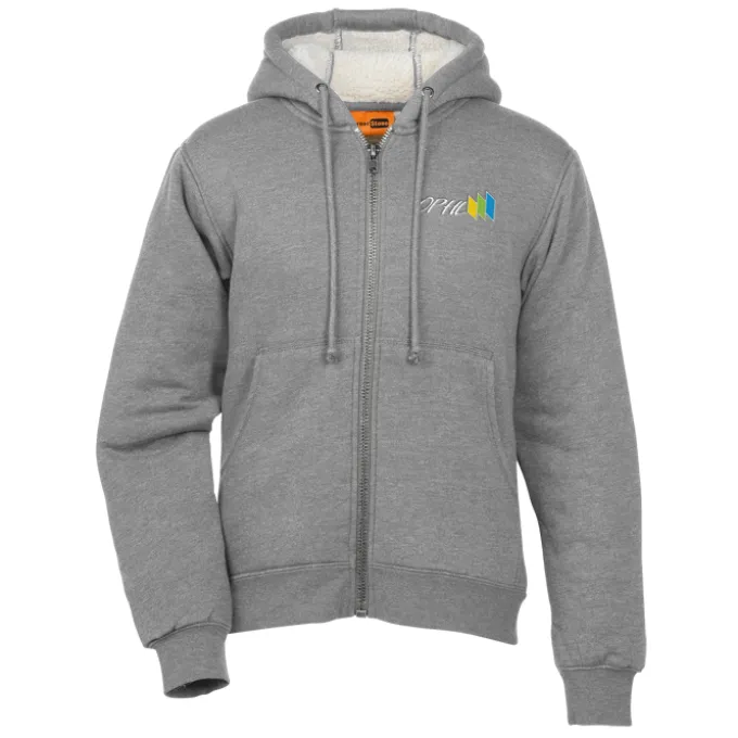 Heavyweight Sherpa Fleece Hooded Jacket