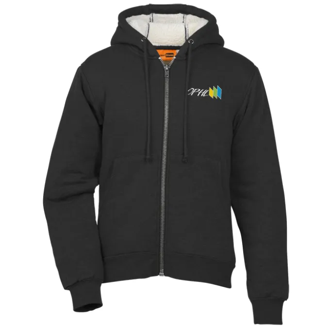Heavyweight Sherpa Fleece Hooded Jacket