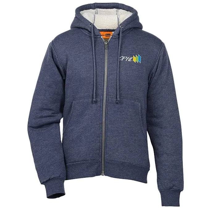 Heavyweight Sherpa Fleece Hooded Jacket