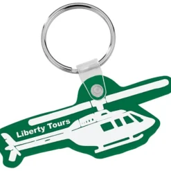 Helicopter Soft Keychain - Opaque