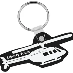 Helicopter Soft Keychain - Opaque
