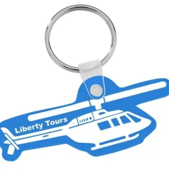 Helicopter Soft Keychain - Translucent