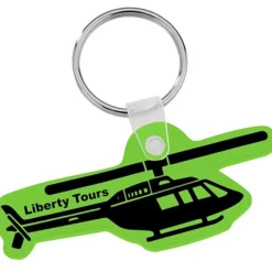 Helicopter Soft Keychain - Translucent