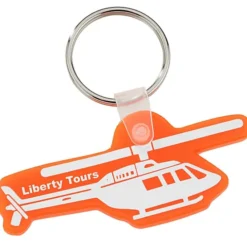 Helicopter Soft Keychain - Translucent
