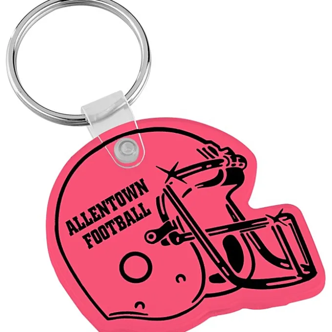 Helmet Soft Keychain - Translucent
