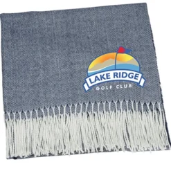 Herringbone Fringe Blanket