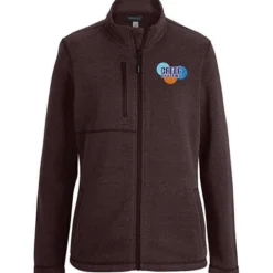 Herringbone Full-Zip Jacket - Ladies'