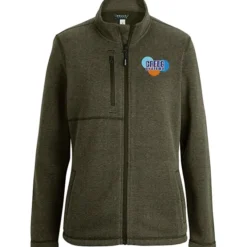 Herringbone Full-Zip Jacket - Ladies'