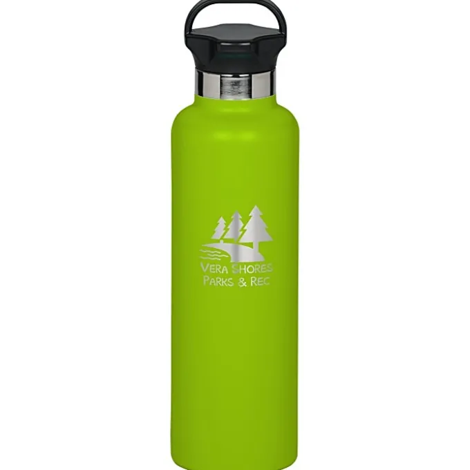 h2go Ascent Vacuum Bottle - 25 oz - Laser Engraved
