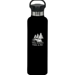 h2go Ascent Vacuum Bottle - 25 oz - Laser Engraved