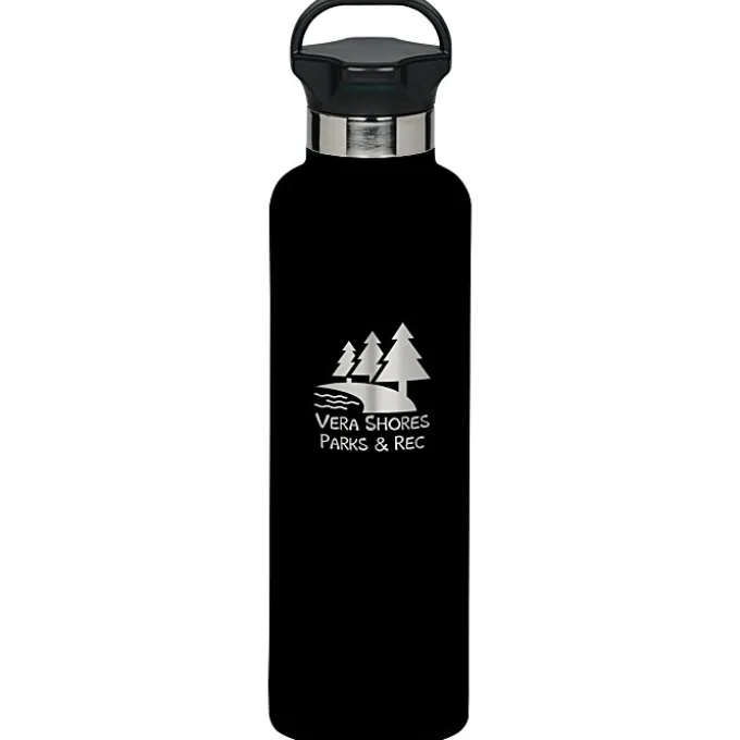 h2go Ascent Vacuum Bottle - 25 oz - Laser Engraved