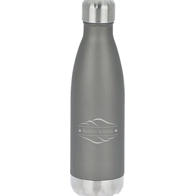 h2go Force Vacuum Bottle - 17 oz - Laser Engraved
